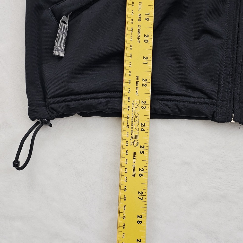 686 Mens Medium Snowboarding Velvet Lined Vest Black Red Full Zip - Picture 5 of 8